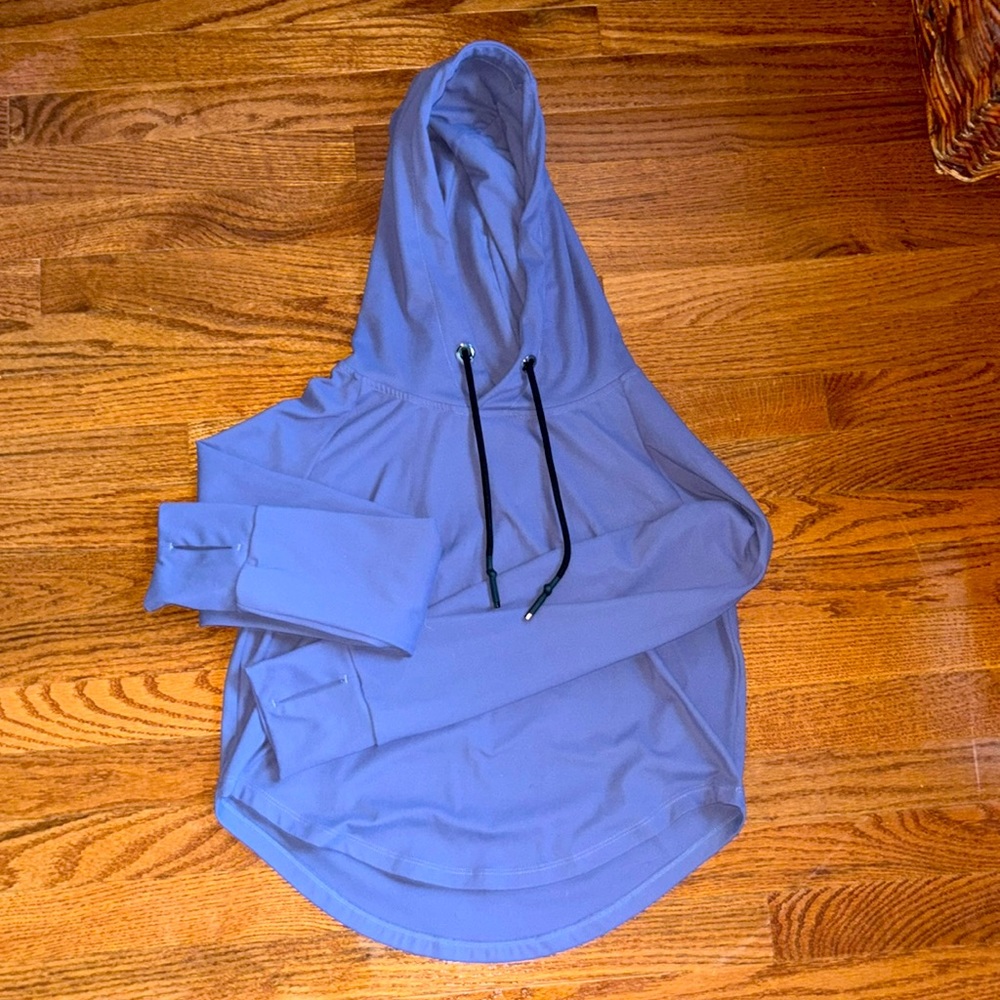 CVG (constantly varied gear) cropped athletic hoodie with thumb holes